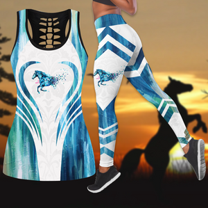 Horse Love Combo Legging + Tank by SUN AM-SU080401-Apparel-SUN-S-S-Vibe Cosy™