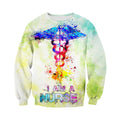 3D All Over Printed Nurse Tops-Apparel-HP Arts-Sweatshirt-S-Vibe Cosy™