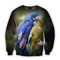 3D All Over Print Bird's of a Feather Hoodie-Apparel-PHL-Sweat Shirt-S-Vibe Cosy™