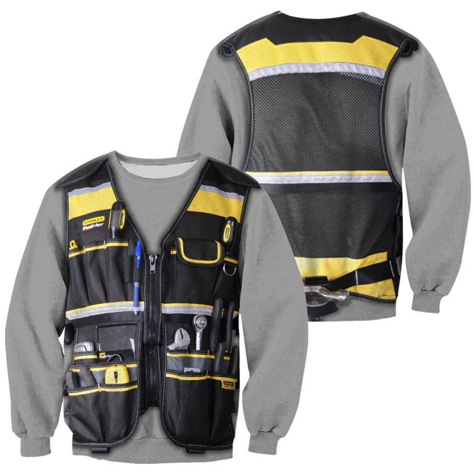 3D All Over Electrican Tank Top-Apparel-HD09-Sweat Shirt-S-Vibe Cosy™