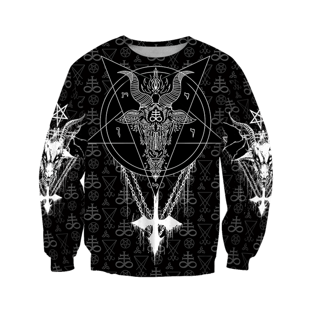 Satanic 3D All Over Printed Hoodie MP856CHV