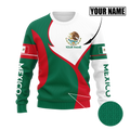 Mexico Hoodie Perionalized 3D All Over Printed Hoodie Shirts