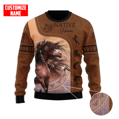 Customized Name Native American 3D All Over Printed Shirts for Women