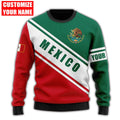 Personalized Name Mexico 3D All Over Printed Unisex Shirts