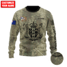 Custom Name New Zealand Aotearoa Coat Of Arm Army 3D All Over Printed Unisex Shirts