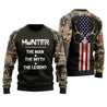 Hunter The Man The Myth The Legend 3D All Over Printed Unisex Shirts