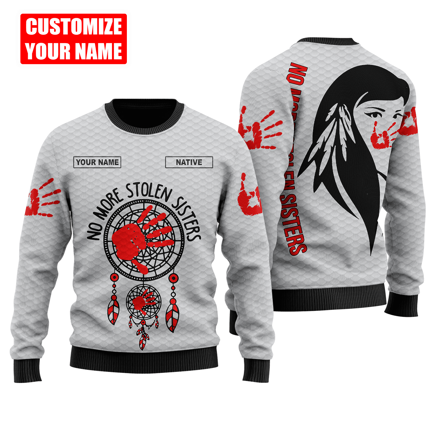 Native American 3D All Over Printed Shirts for Women