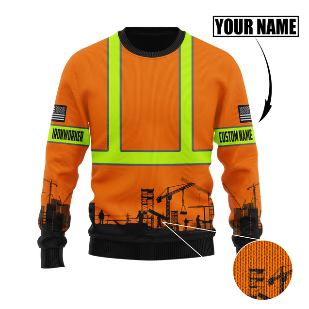 Personalized Ironworker Safety 3D All Over Printed Unisex Shirts TN