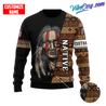 Customized name Native American 3D All Over Printed Unisex Shirts