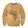 African Map - African Is Our Home Unisex Deluxe Hoodie ML