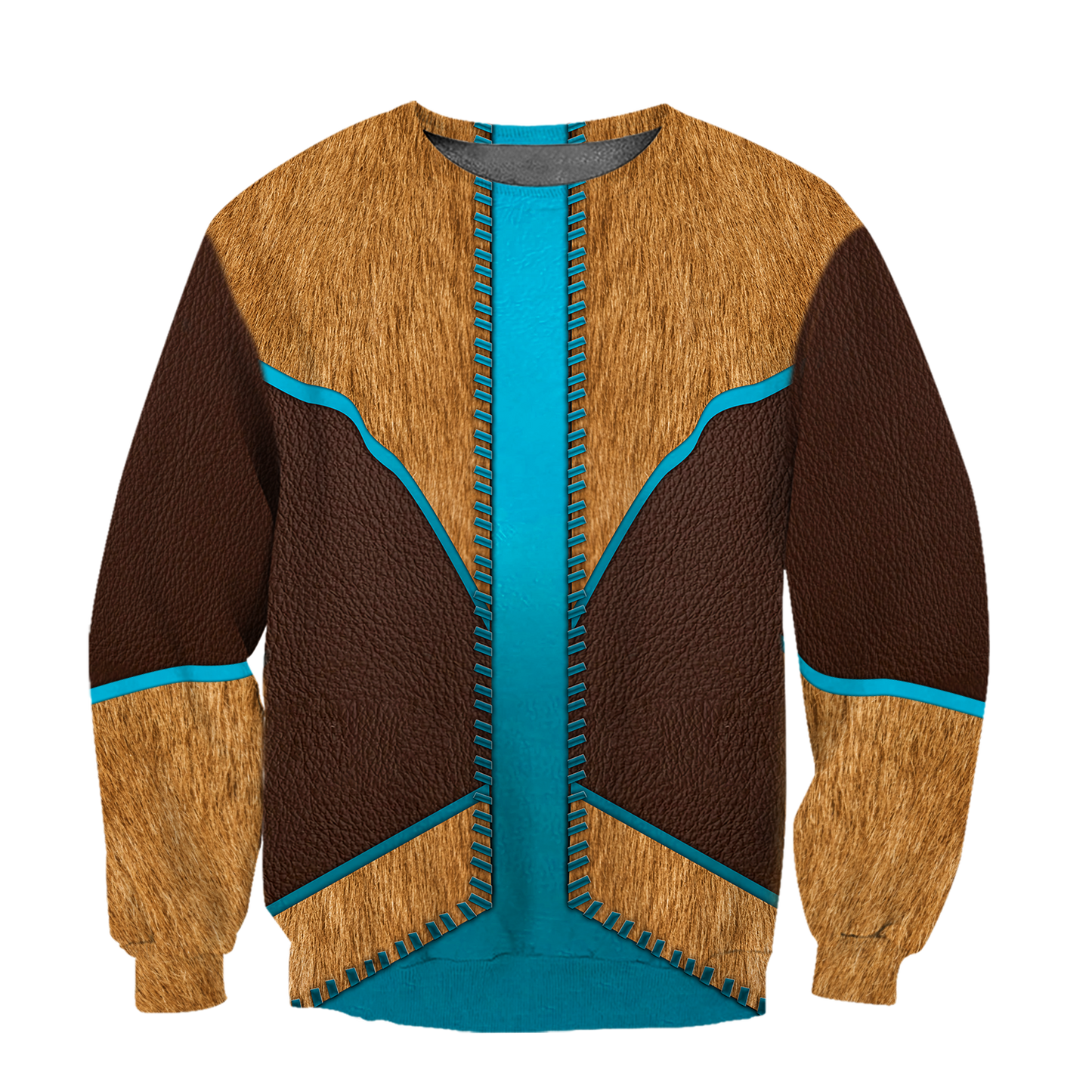 Native Cowboy Jacket No10 Cosplay 3D Over Printed Unisex Deluxe Hoodie ML