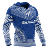 Samoa Polynesian Chief Hoodie - Blue Version DTD11062004-Apparel-PL8386-Vibe Cosy™