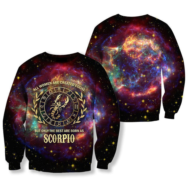 All Over Printed Scorpio Horoscope Hoodie-Apparel-NTH-Sweatshirt-S-Vibe Cosy™