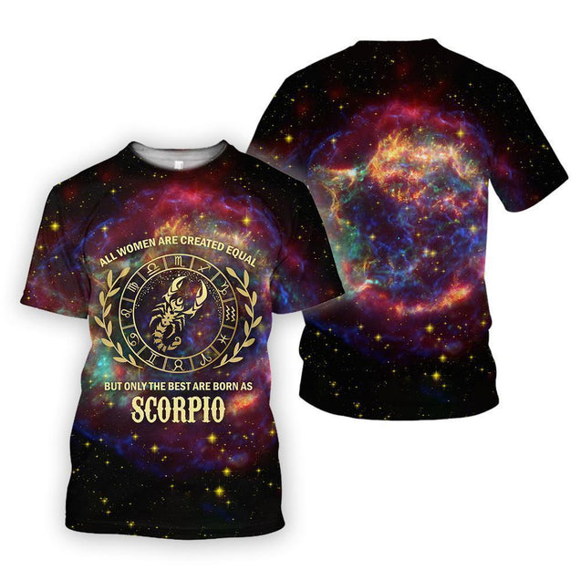 All Over Printed Scorpio Horoscope Hoodie-Apparel-NTH-T-Shirt-S-Vibe Cosy™