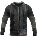 The Last Kingdom Warrior Chainmail Armor 3D All Over Printed Shirts Hoodie MP020301-Apparel-P-Zipped Hoodie-S-Vibe Cosy™