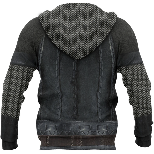 The Last Kingdom Warrior Chainmail Armor 3D All Over Printed Shirts Hoodie MP020301-Apparel-P-Hoodie-S-Vibe Cosy™