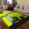 Hard Roofer Green 3D Rug LAM