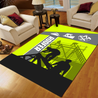 Hard Roofer Green 3D Rug LAM