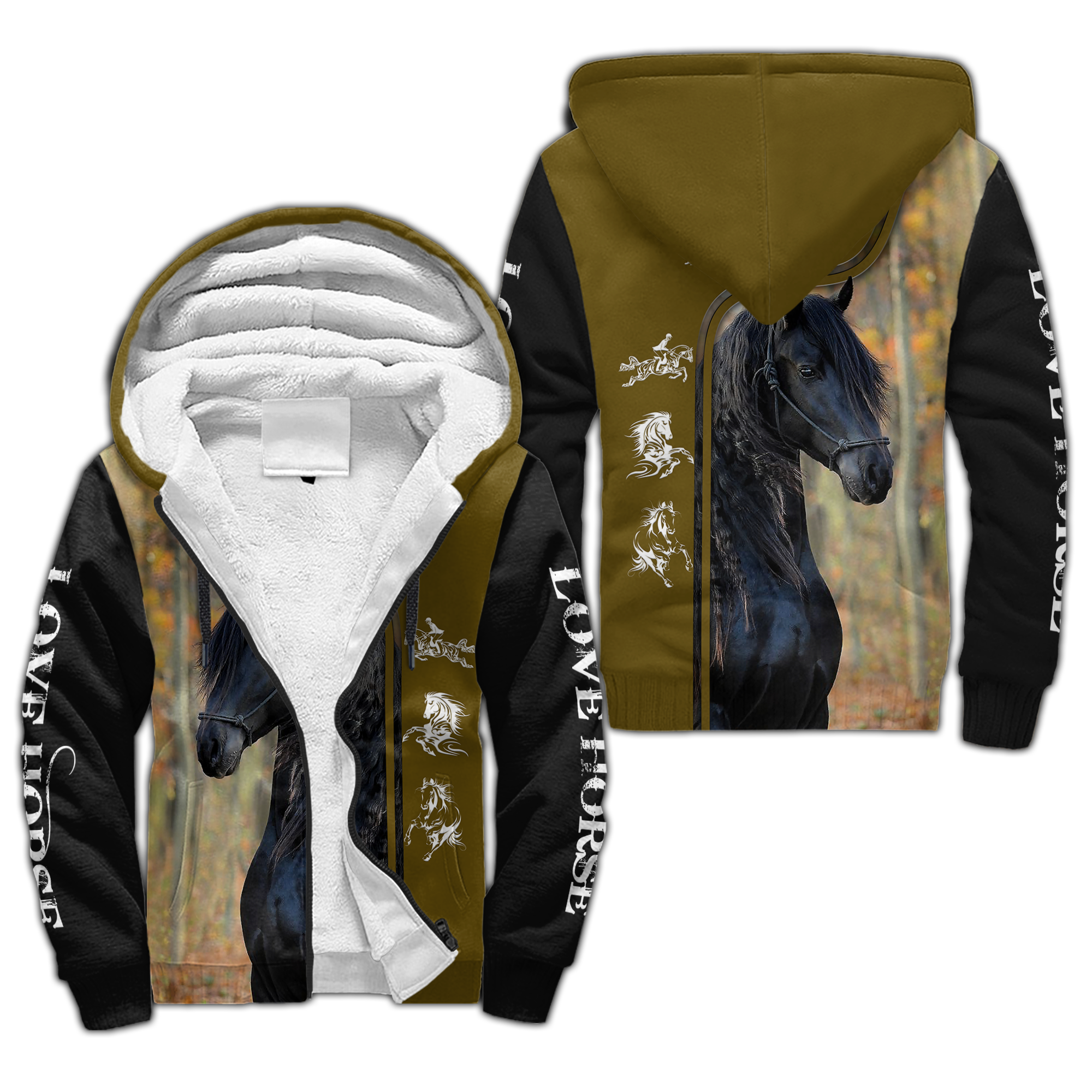 Love Horse 3D All Over Printed Shirts For Men and Women Pi112050