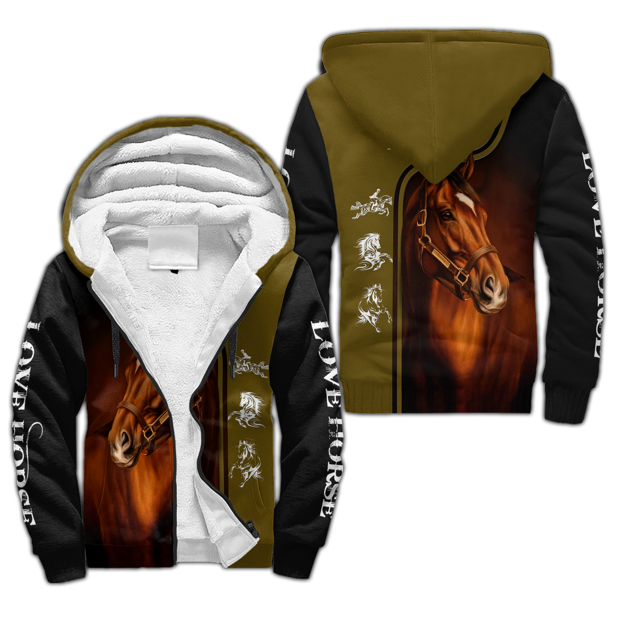 Love Horse 3D All Over Printed Shirts For Men and Women Pi112052