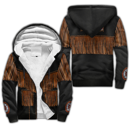 Native Cowboy Jacket No2 Cosplay 3D Over Printed Unisex Deluxe Hoodie ML