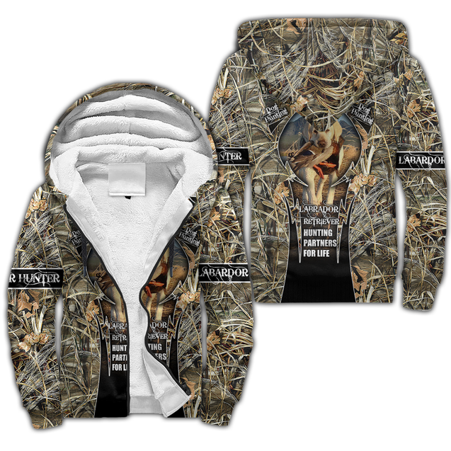 Labrador Hunting 3D Over Printed Unisex Deluxe Hoodie