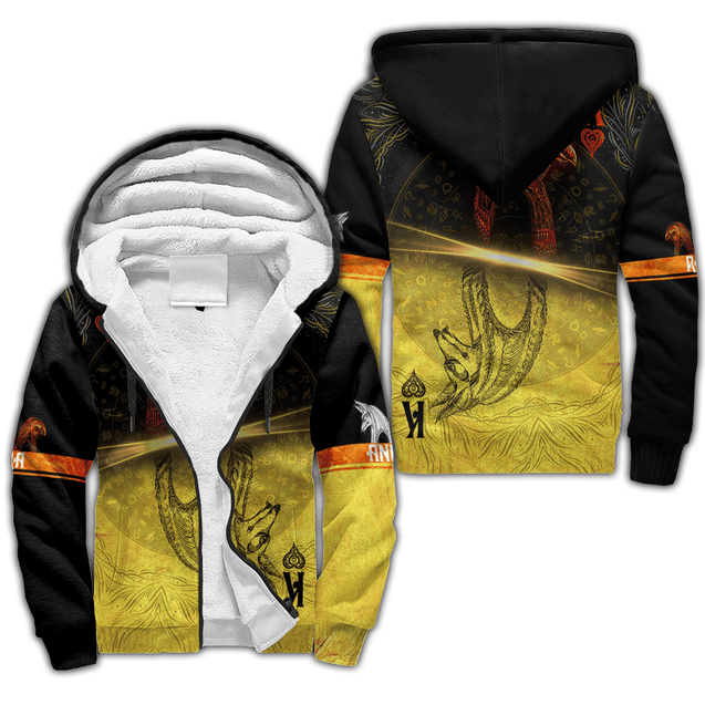 Ace Poker Ancient Egypt Anubis And Ra God All 3D Over Printed Unisex Hoodie ML