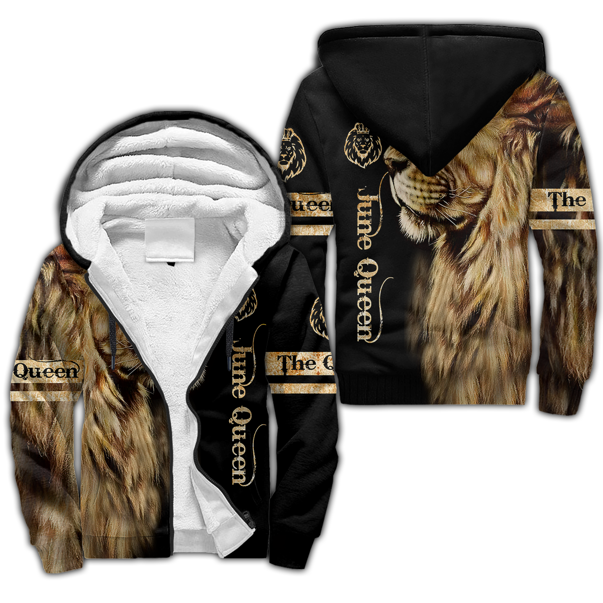 June Lion Queen 3D All Over Printed Shirt for Women