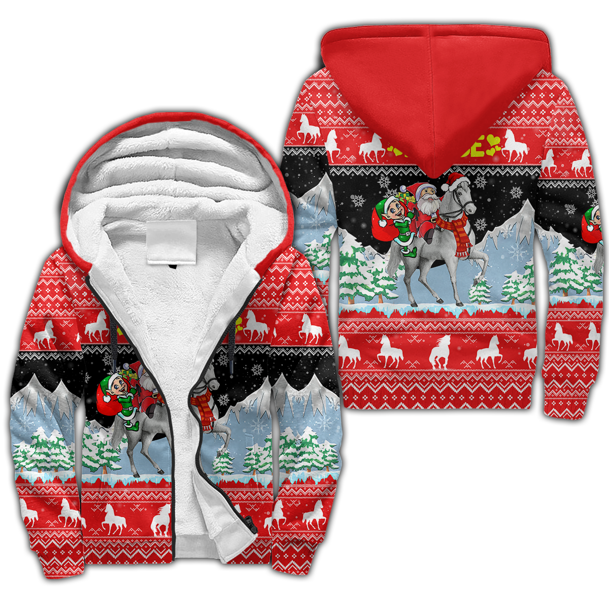 Horse Christmas 3D Shirt For Men And Women HHT16102006