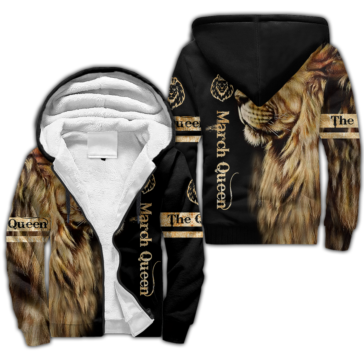 March Lion Queen 3D All Over Printed Shirt for Women