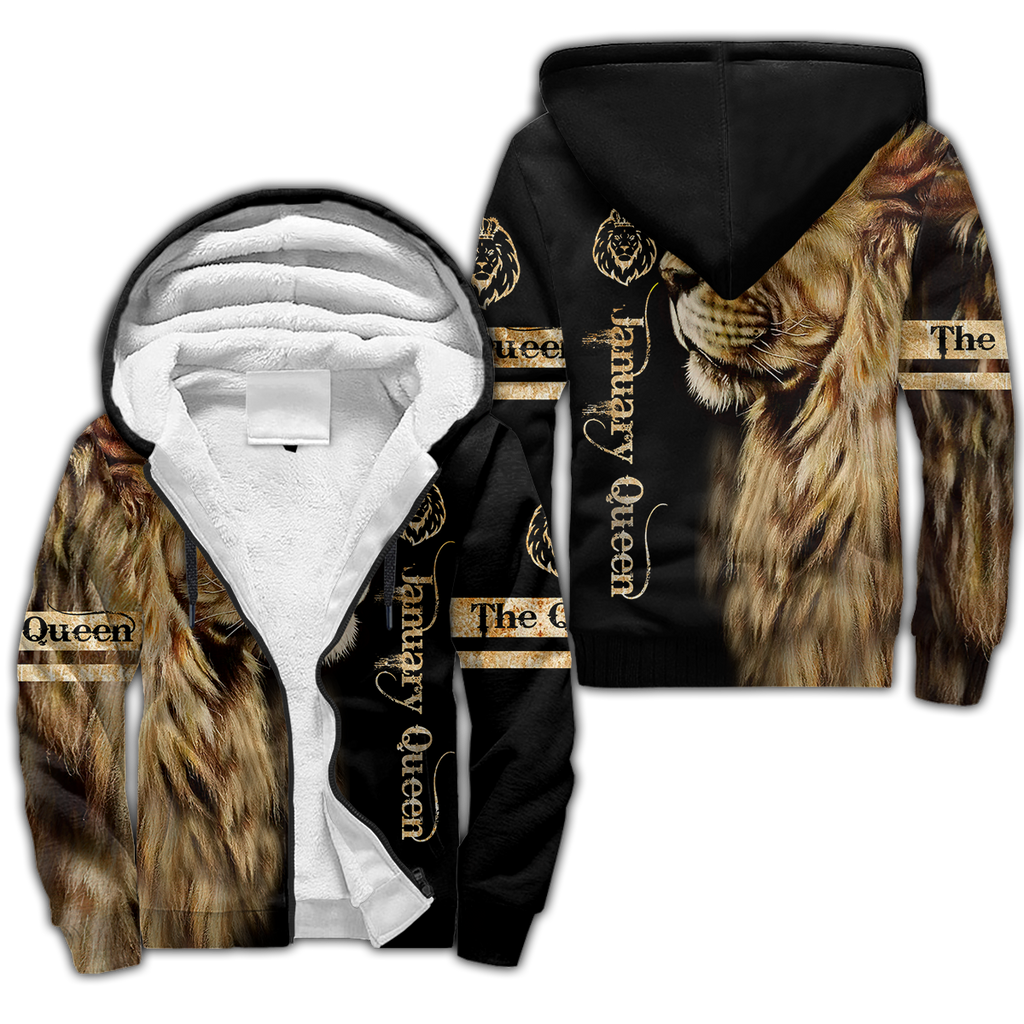 January Lion Queen 3D All Over Printed Shirt for Women