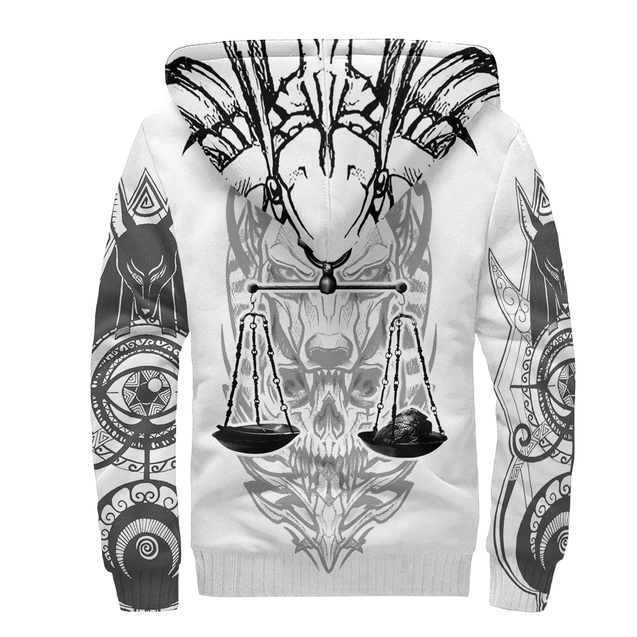 Ancient Egypt Anubis God All 3D Over Printed Unisex Hoodie ML