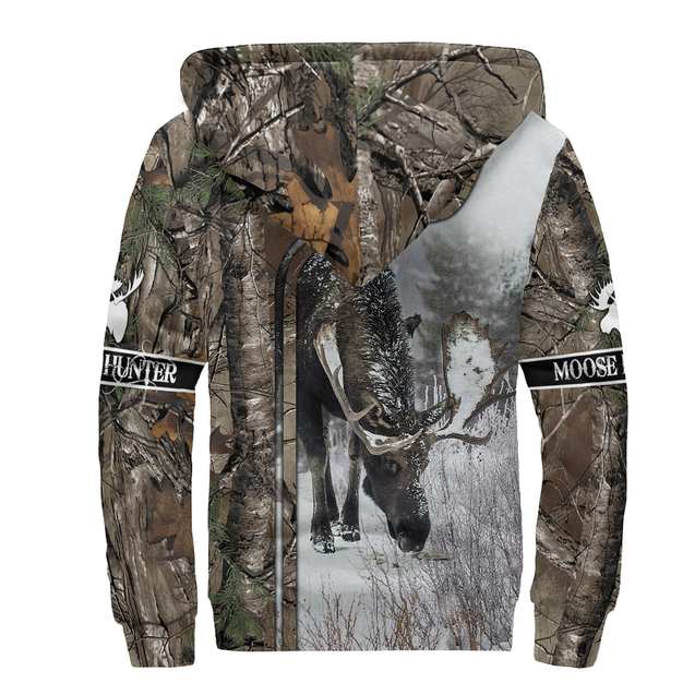 Pheasant Hunting Camo 3D Over Printed Unisex Deluxe Hoodie ML