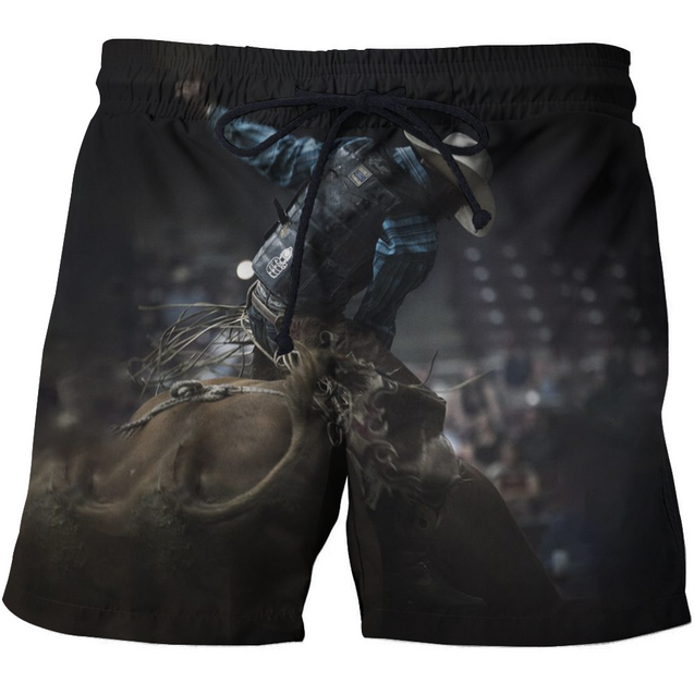 3D All Over Print Bull Professional Bull Riders 1-Apparel-PHLong-Short-S-Vibe Cosy™