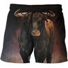 3D All Over Print Bull Art 6-Apparel-PHLong-Short-S-Vibe Cosy™