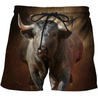 3D All Over Print Crazy Toro 1-Apparel-PHLong-Short-S-Vibe Cosy™