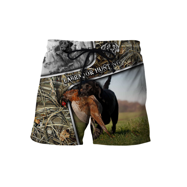 Labrador Hunting 3D Over Printed Unisex Deluxe Hoodie ML