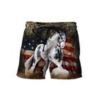 Gypsy Horse 3D All Over Printed Shirts For Men and Women Pi080501S1-Apparel-TA-Shorts-S-Vibe Cosy™