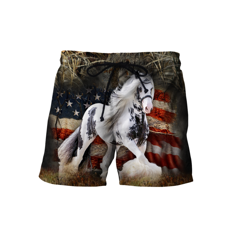 Gypsy Horse 3D All Over Printed Shirts For Men and Women Pi080501S1-Apparel-TA-Shorts-S-Vibe Cosy™