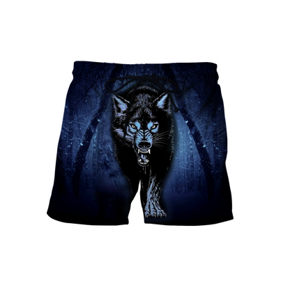 Night Wolf 3D All Over Print Hoodie T Shirt For Men and Women HHT07092016