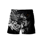 Wolf Tattoo Over Printed Shirt For Men and Women