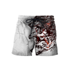 Three Gray Wolfs White Tattoo 3D All Over Printed Unisex Shirts