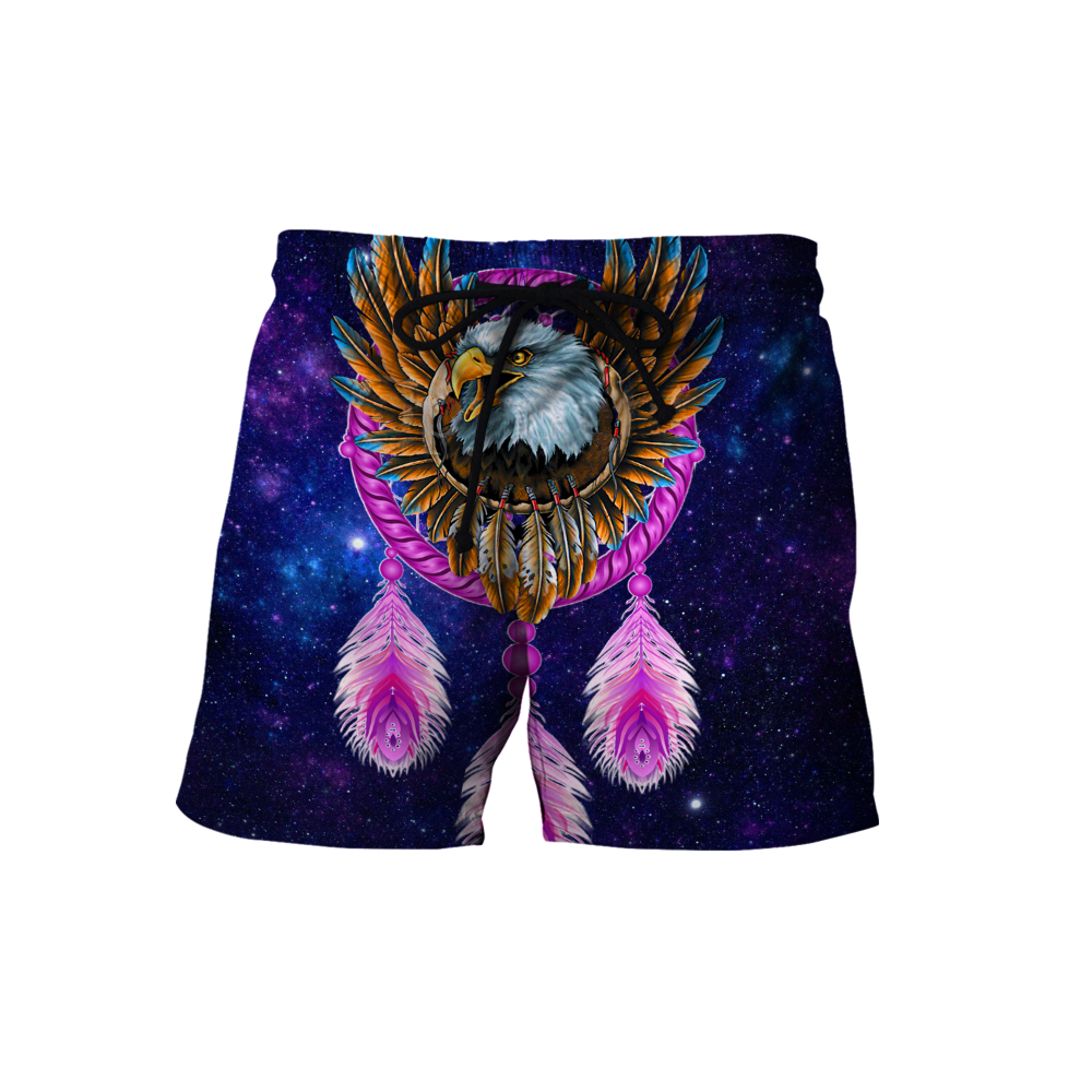 Eagle Purple Dreamcatcher Native American 3D All Over Printed Shirts VP11092002-LAM