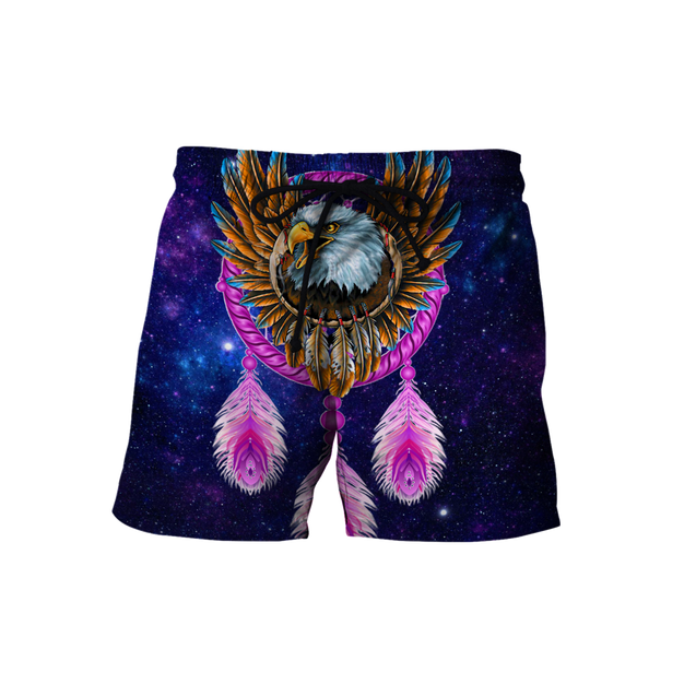 Eagle Purple Dreamcatcher Native American 3D All Over Printed Shirts VP11092002-LAM