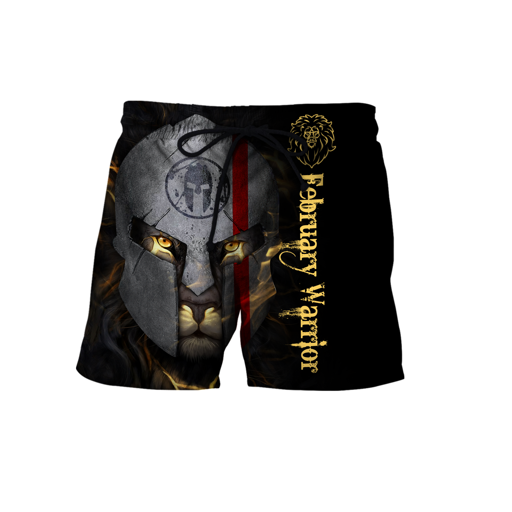 February Spartan Lion Warrior 3D All Over Printed Unisex Shirts