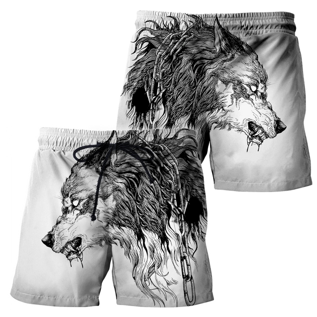 Tattoo Wolf Hoodie T Shirt For Men and Women HAC290501-NM