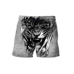 3D Tiger Tattoo Potrait  Over Printed Shirt for Men and Women