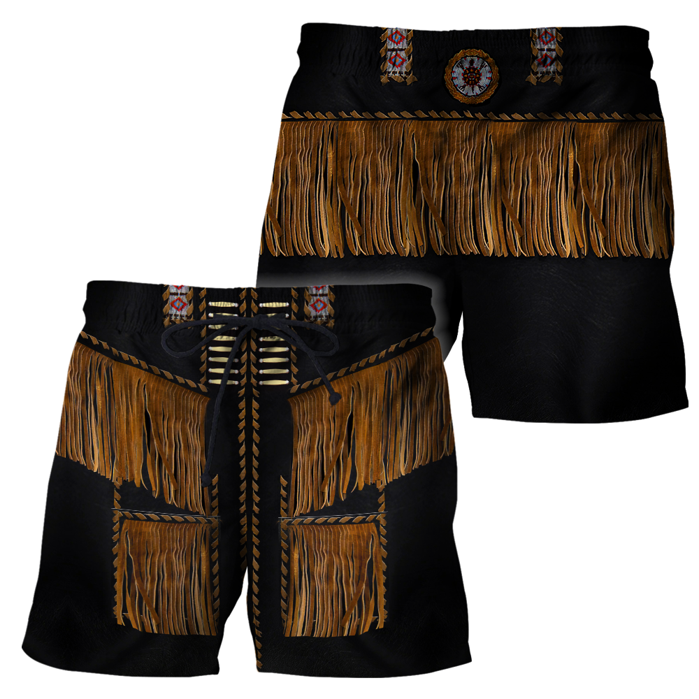 Native Cowboy Jacket No3 Cosplay 3D Over Printed Unisex Deluxe Hoodie