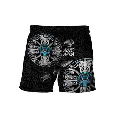 Aotearoa Maori manaia 3d all over printed shirt and short for man and women MH270620-Apparel-PL8386-Shorts-S-Vibe Cosy™