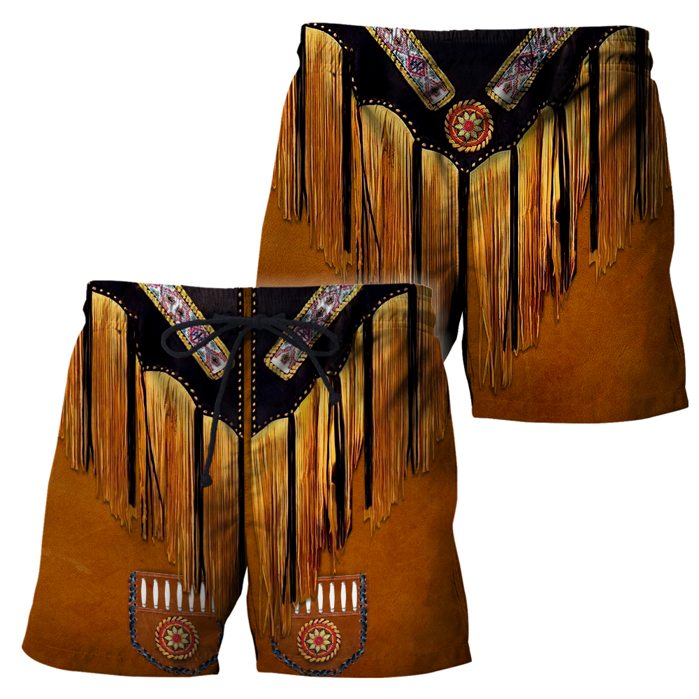 Native Cowboy Jacket No6 Cosplay 3D Over Printed Unisex Deluxe Hoodie ML